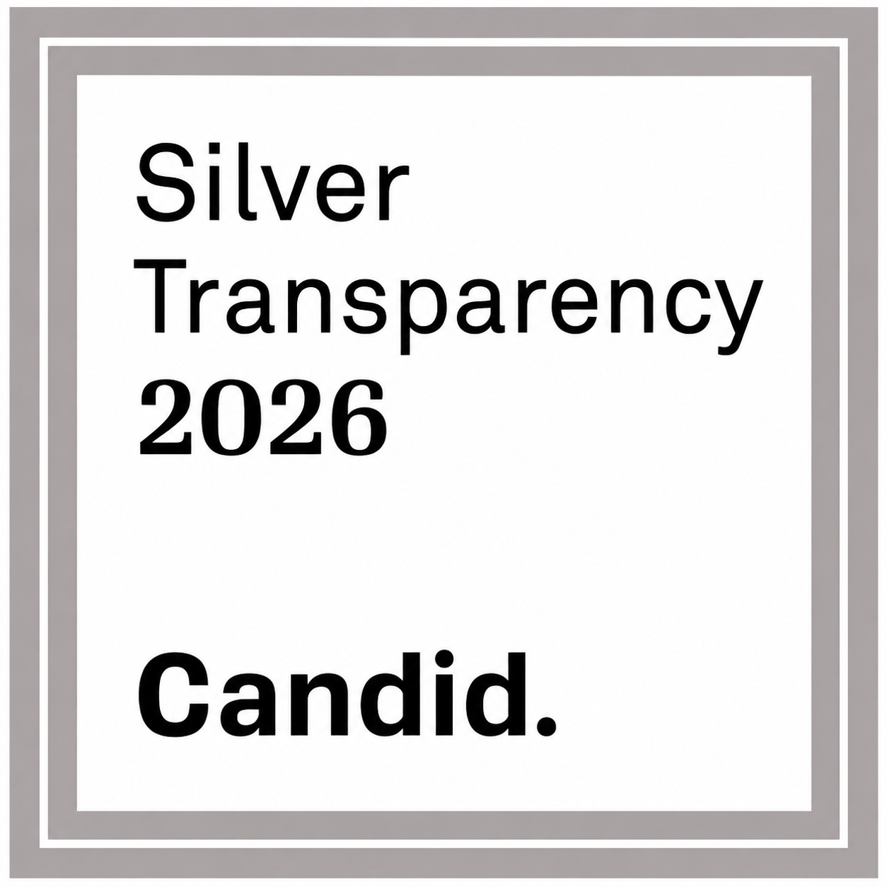 Candid Silver Badge